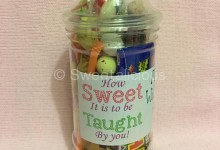 Teacher's Personalised Sweet Jar