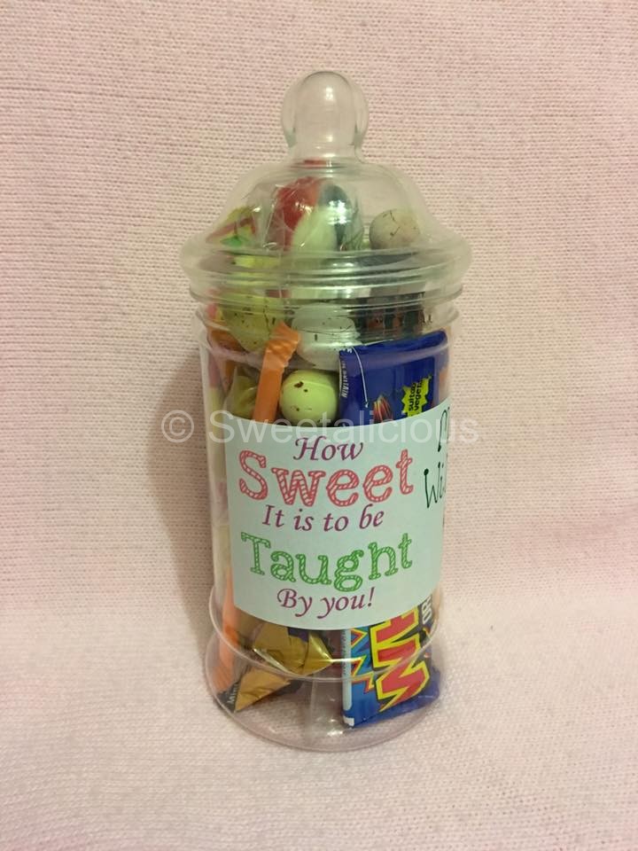 Teacher's Personalised Sweet Jar