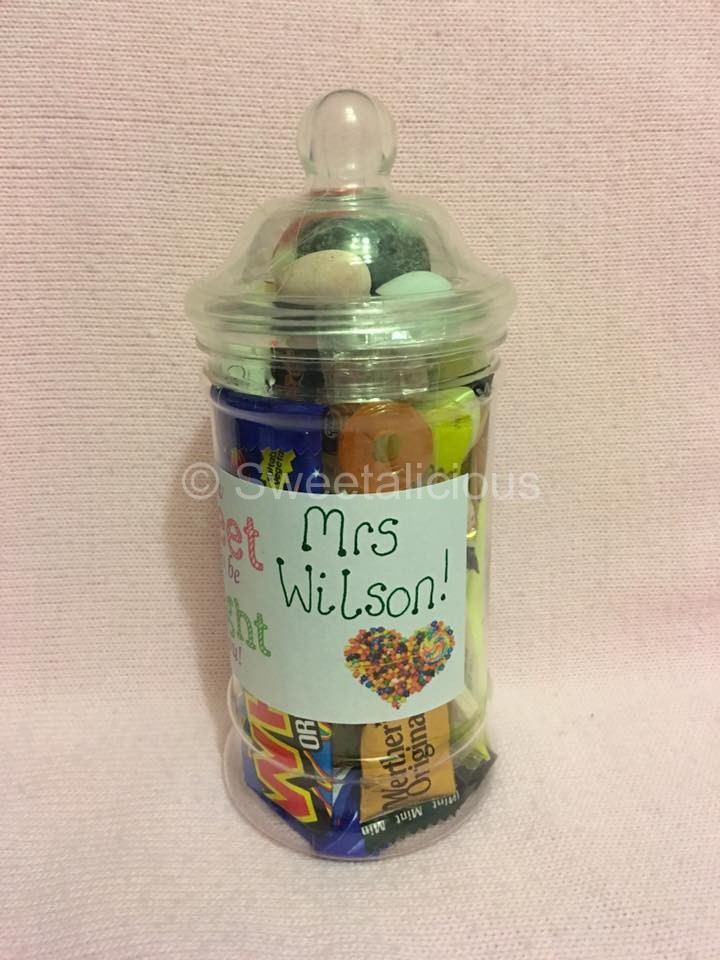 Teacher's Personalised Sweet Jar